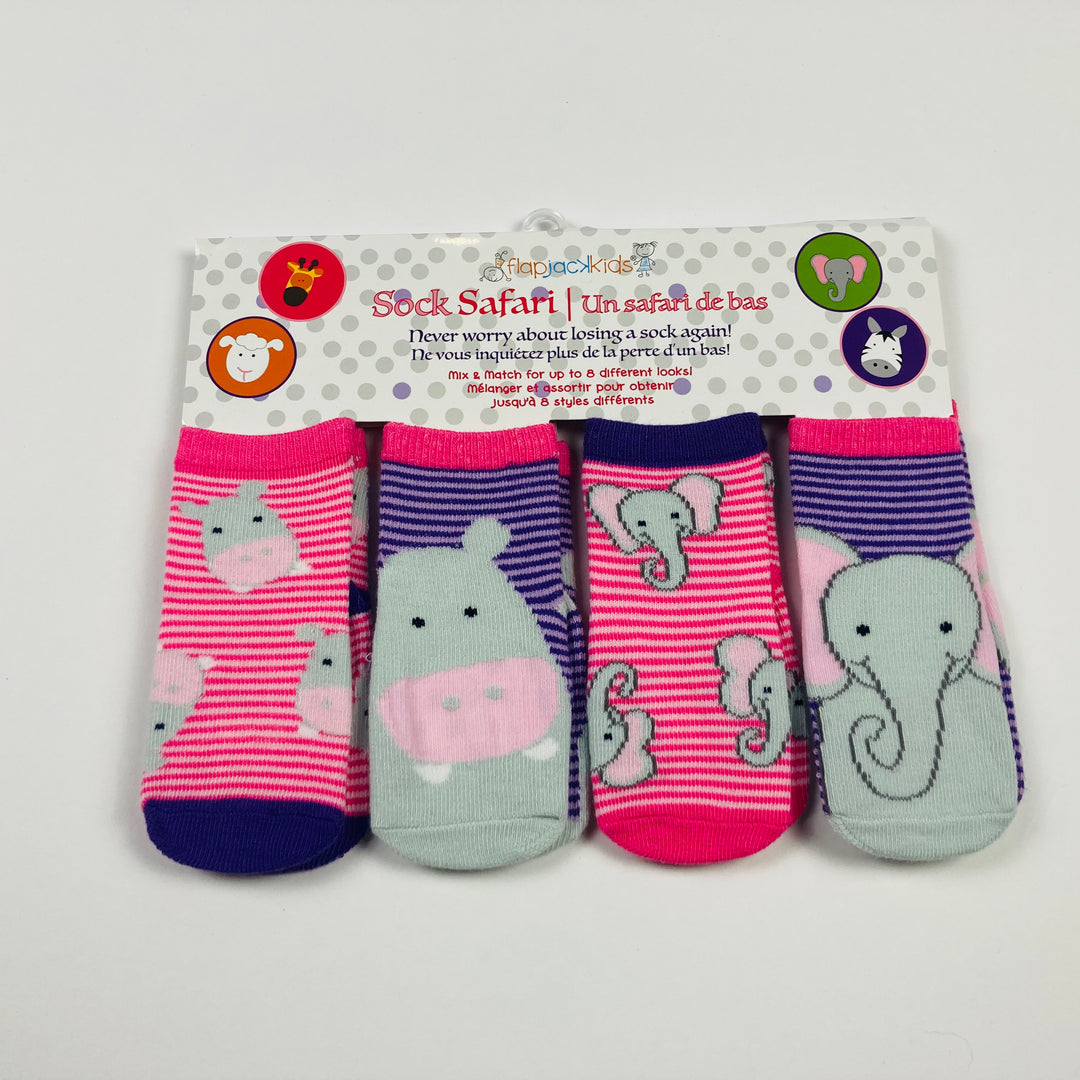 Flapjacks - 4 Pack Socks (0-1 Years) - Pitter Patter Boutique