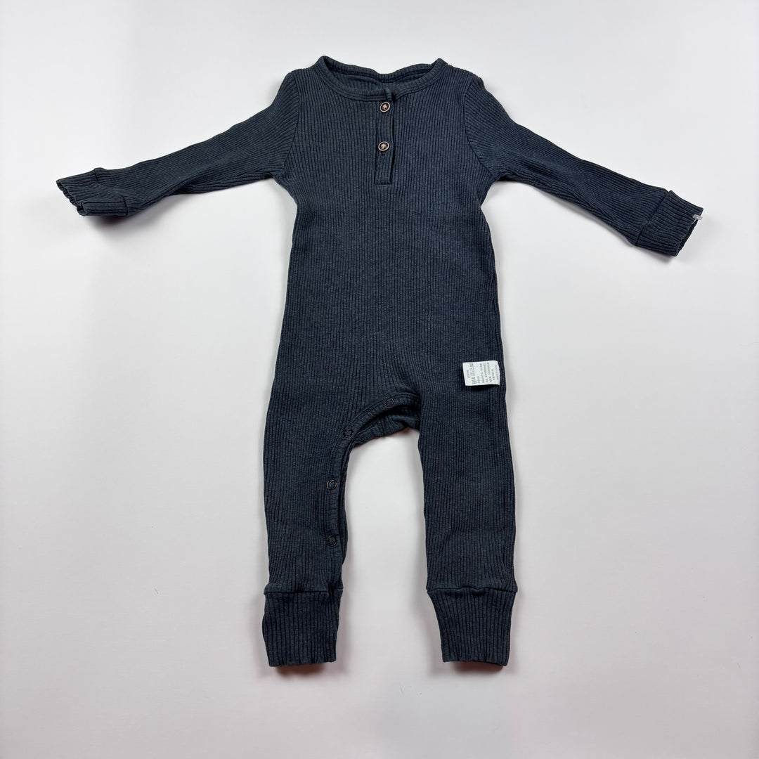 Tiny People Baby Used Grey Romper
