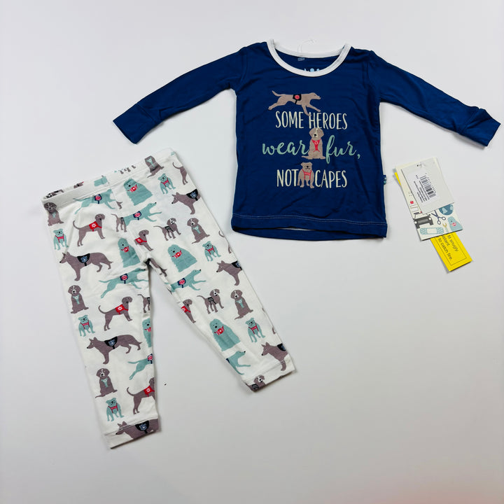 Kickee Pants Bamboo Pajamas PJ Set - 6-12 Months
