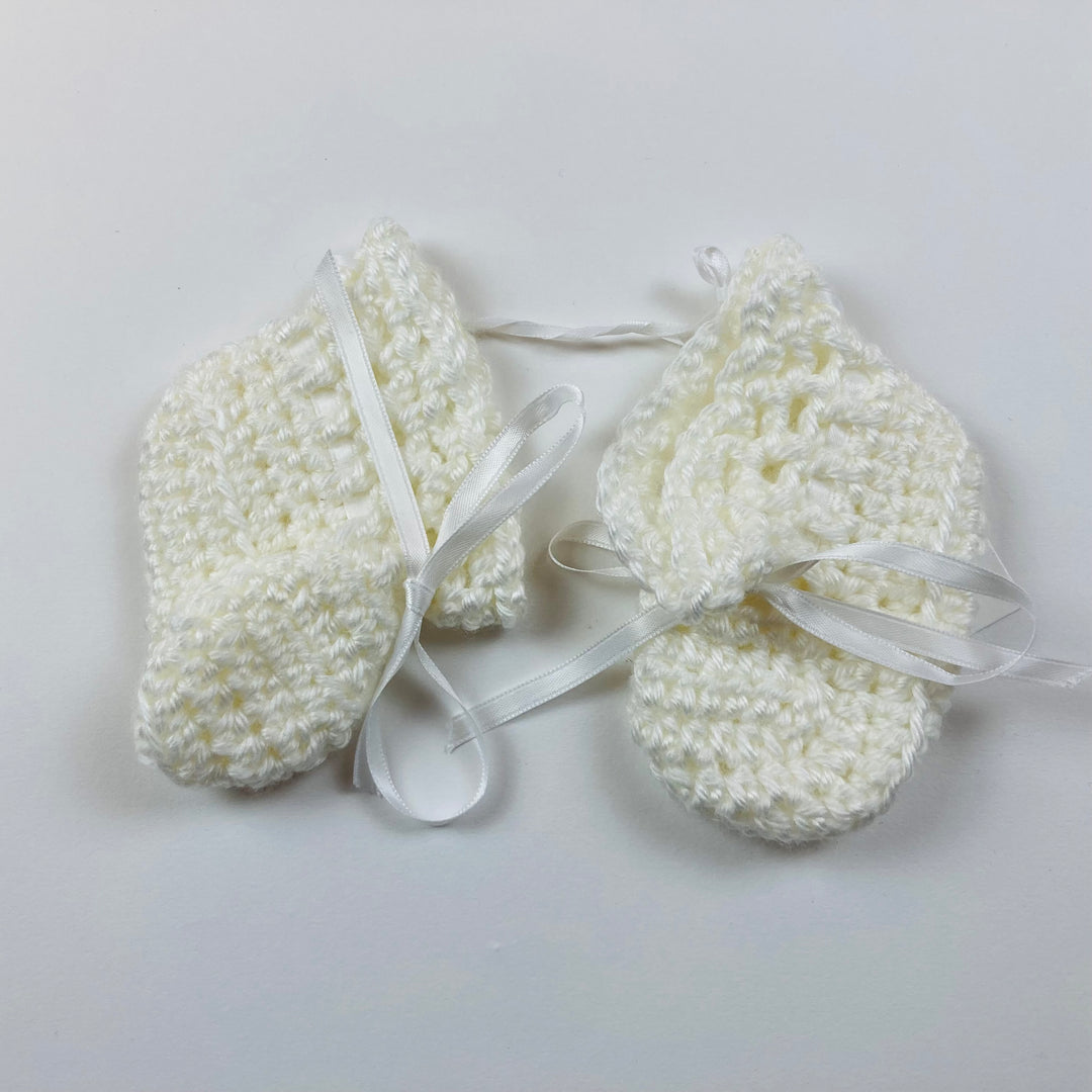 Baby Hand-Knit Booties