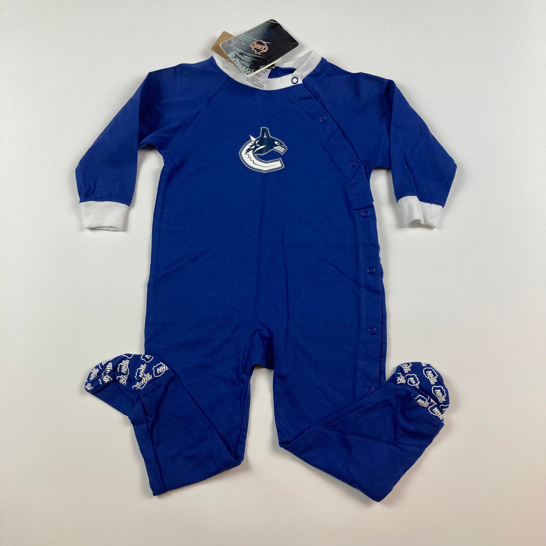 Majestic Vancouver Canucks Sleeper/Footie - 18 Months