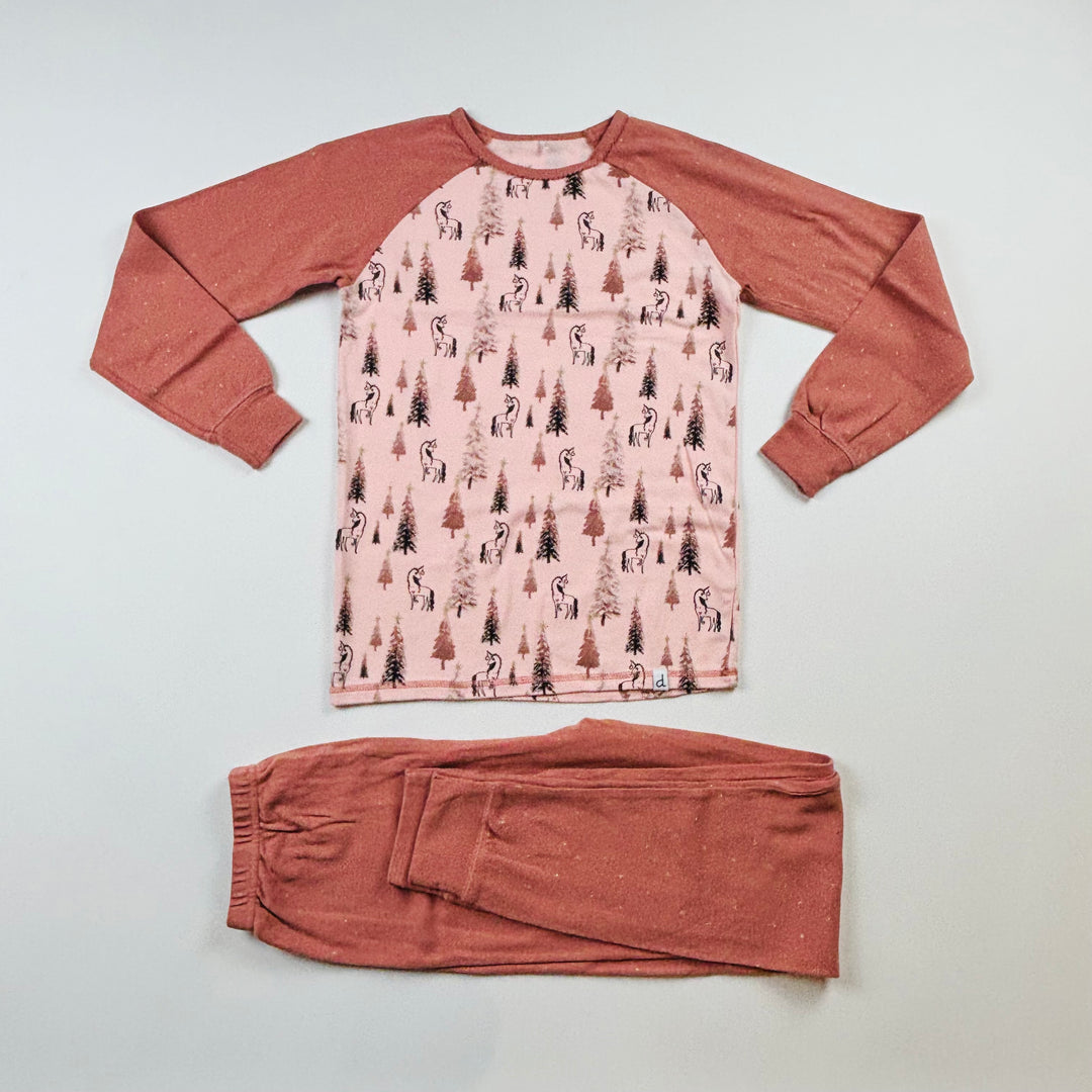 Deux Par Deux Pajamas/PJs - Size 12 Youth