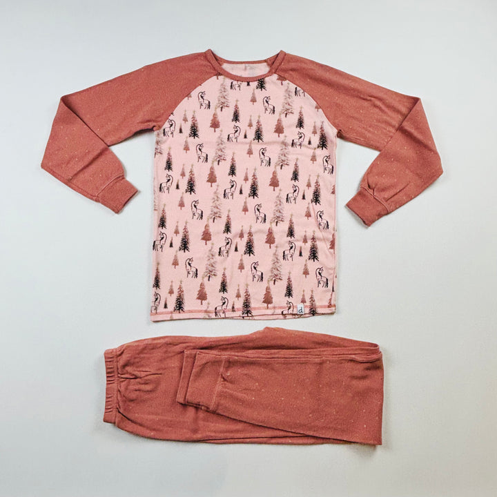Deux Par Deux Pajamas/PJs - Size 12 Youth