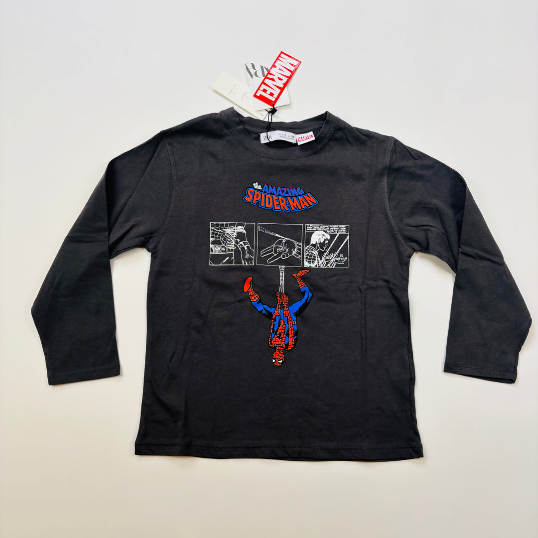Zara "Spiderman Long Sleeve T-Shirt - Size 7/8 Youth