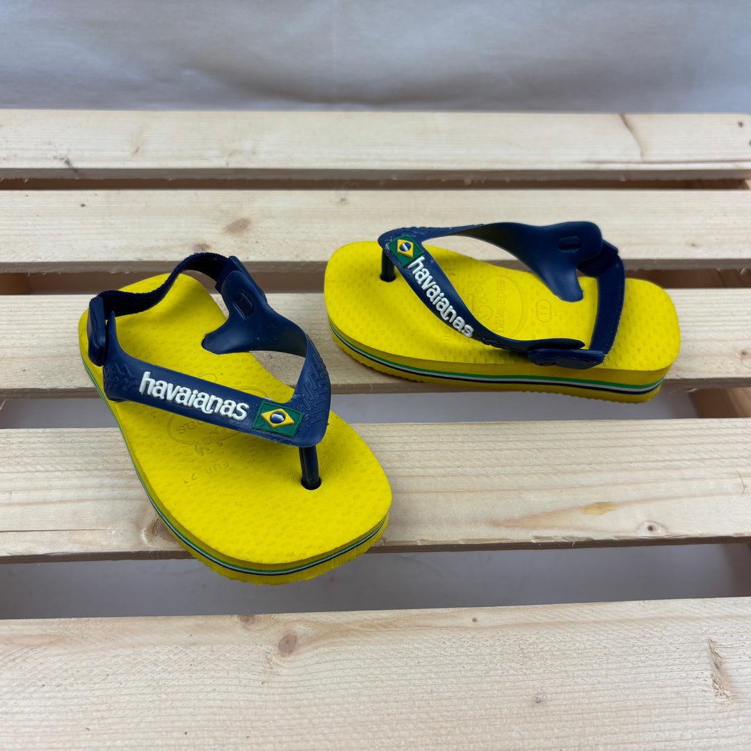 Havaianas Baby "Brasil" Flip Flops - Size 3.5-4 Toddler (19 EU)