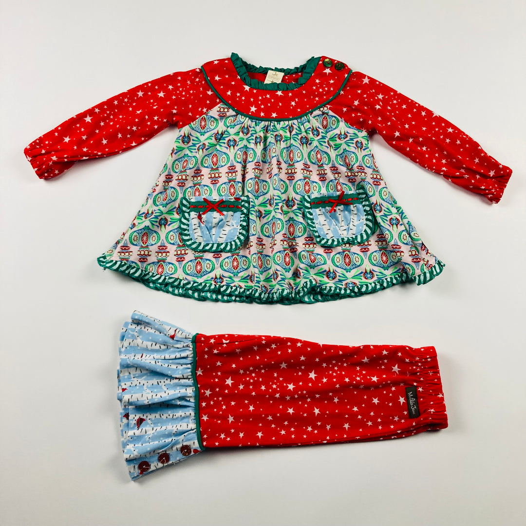 Matilda Jane 2 Piece Pajamas - Size 2 Kids