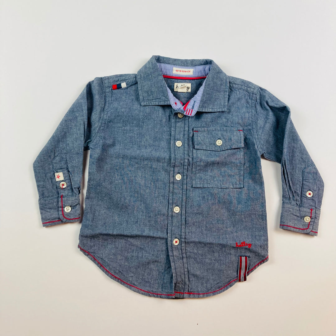 Hatley Button-up Shirt - Size 2 Toddler