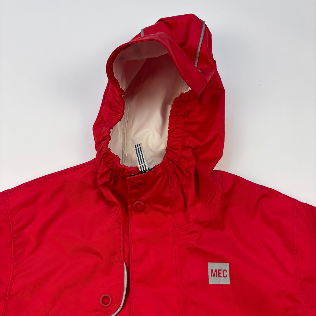 MEC Waterproof Rain Jacket - Size 10 Youth