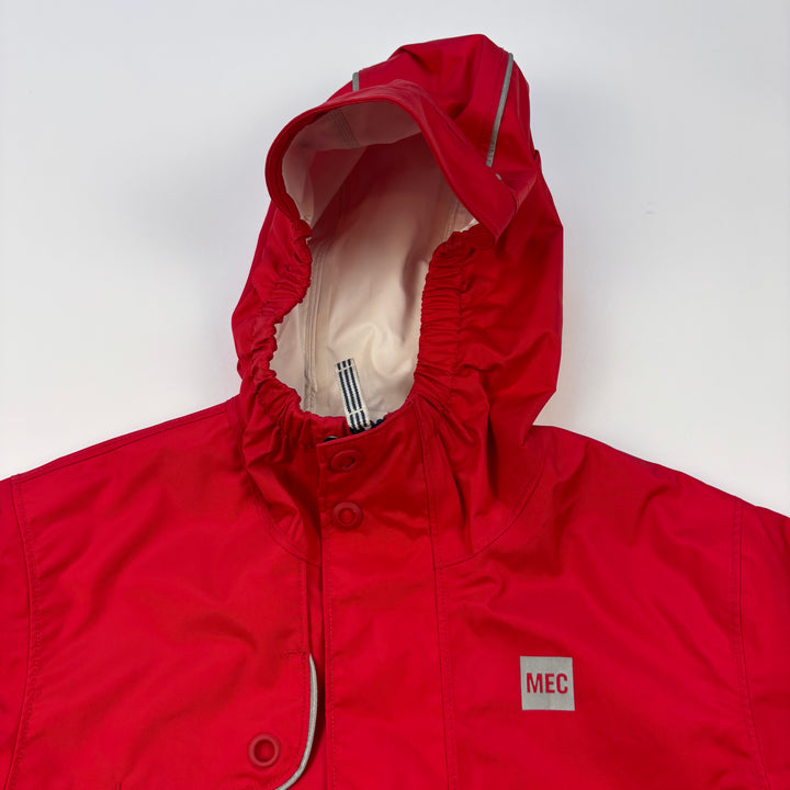 MEC Waterproof Rain Jacket - Size 10 Youth