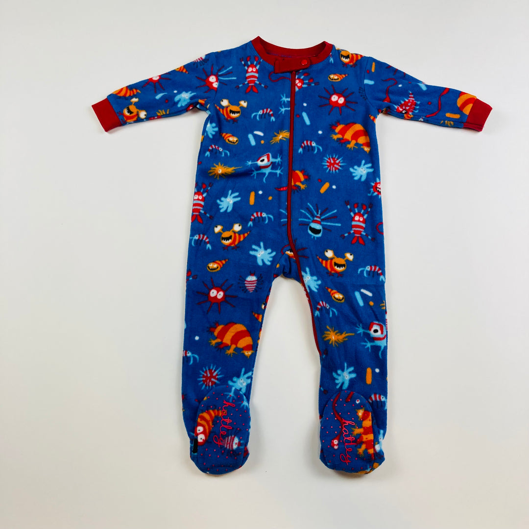 Hatley Fleece Footie - Size 6-12 Months