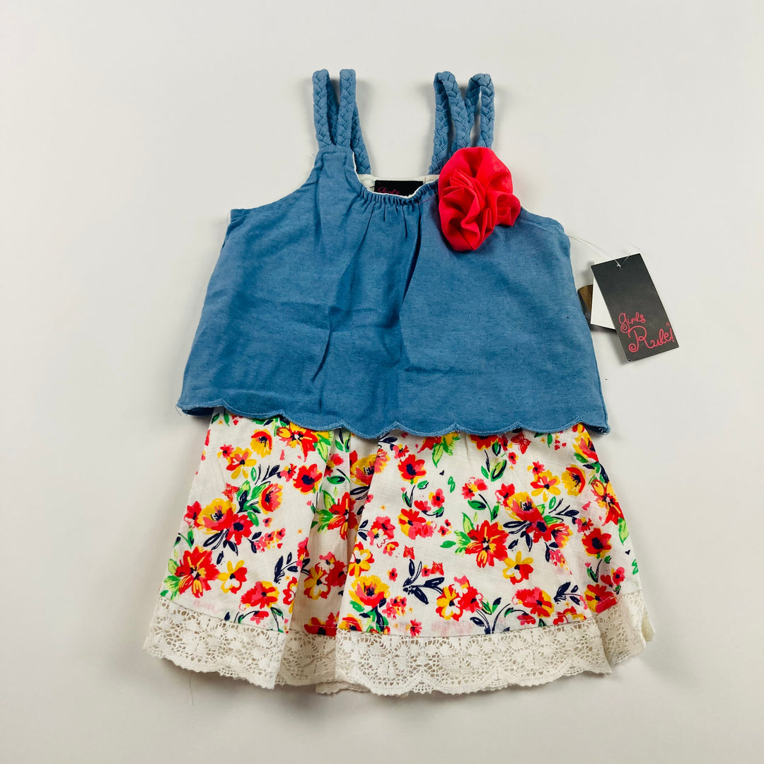 Girls Rule Summer Dress - Size 24 Months