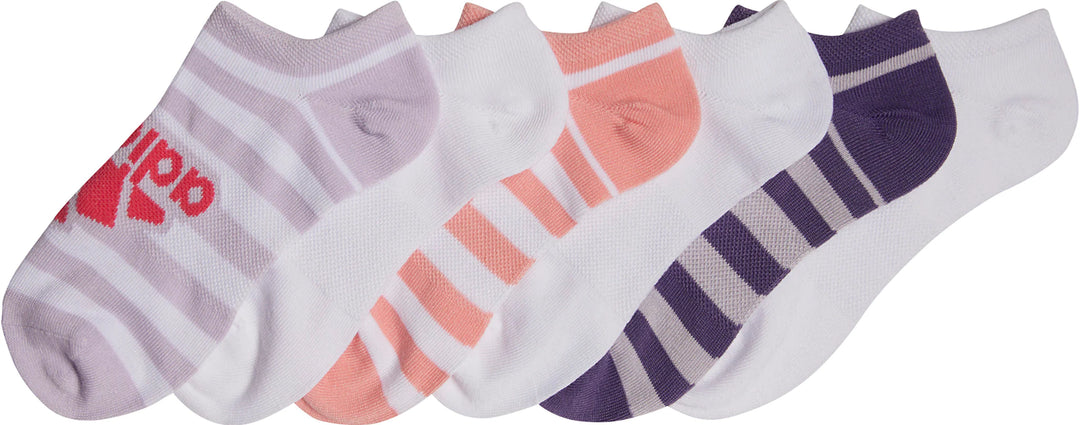 Adidas - Girls Superlite No-Show 6-Pack Socks - Pitter Patter Boutique