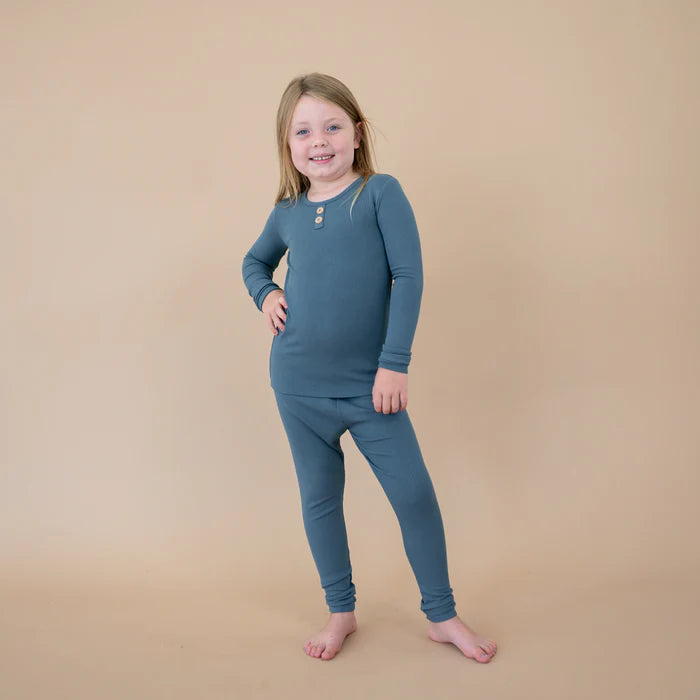 Kyte Baby - Kids/Youth Ribbed Henley Set