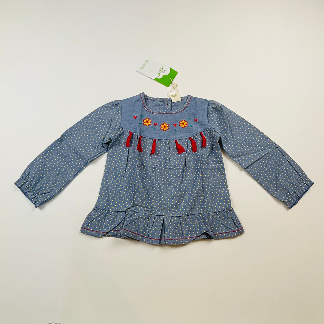 Alana Long Sleeve Top - Size 3-4 Toddler