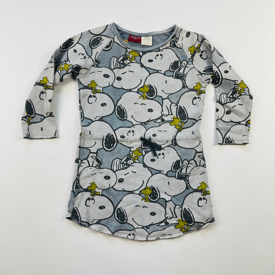 Zara Long Sleeve "Snoopy" Dress - Size 6 Youth