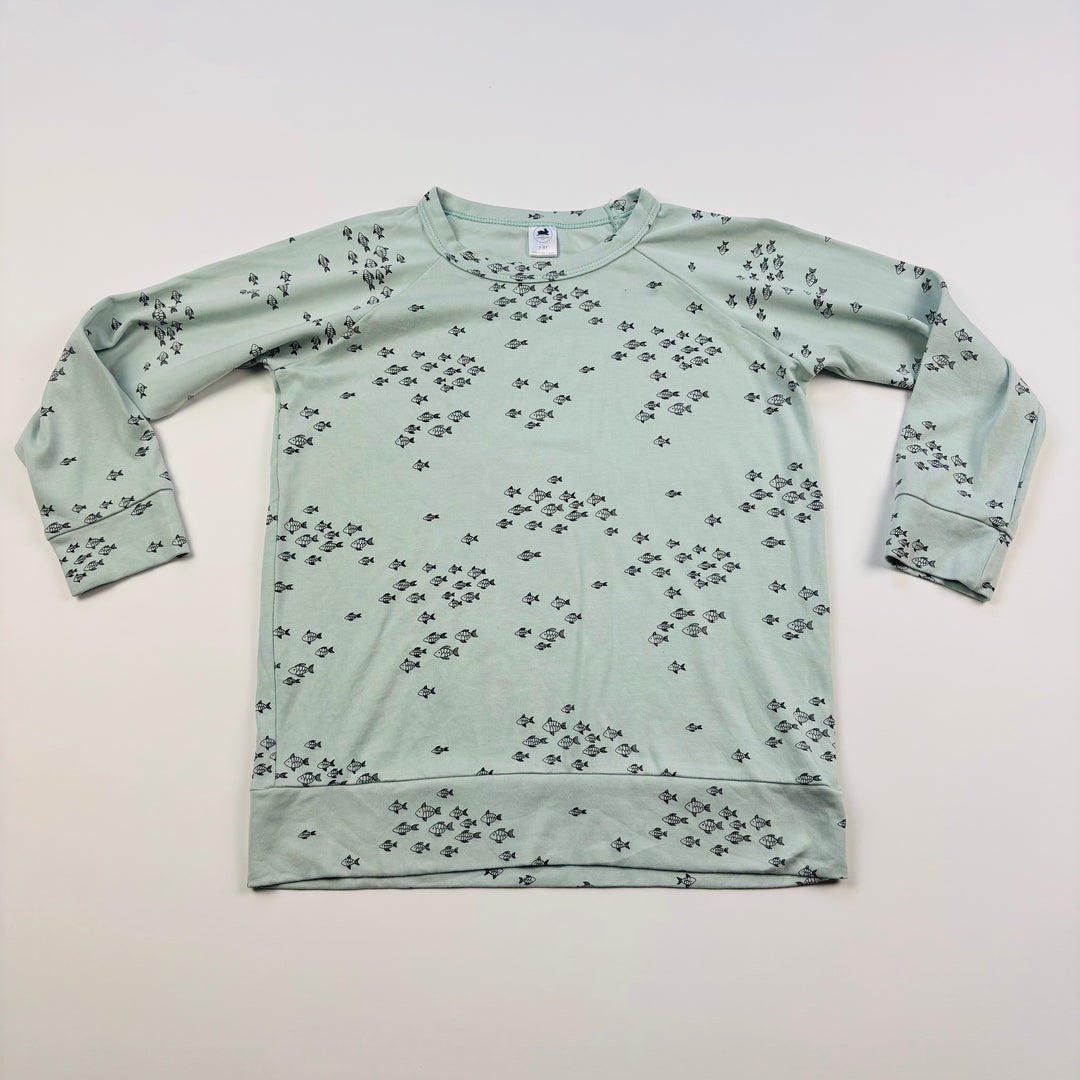 Little &amp; Lively "School of Fish" Pullover - Size 7/8 Youth