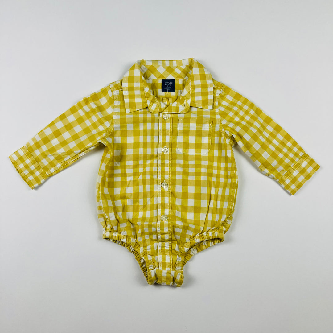 GAP Button-up Onsie Bodysuit - 6-12 Months - Pitter Patter Boutique