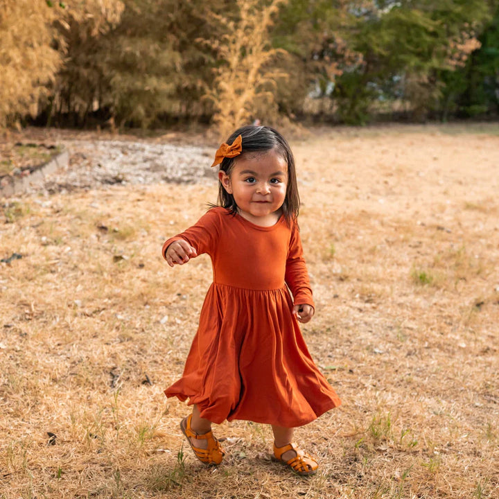 Kyte Baby - Long Sleeve Twirl Dress (18m-4T) - Pitter Patter Boutique