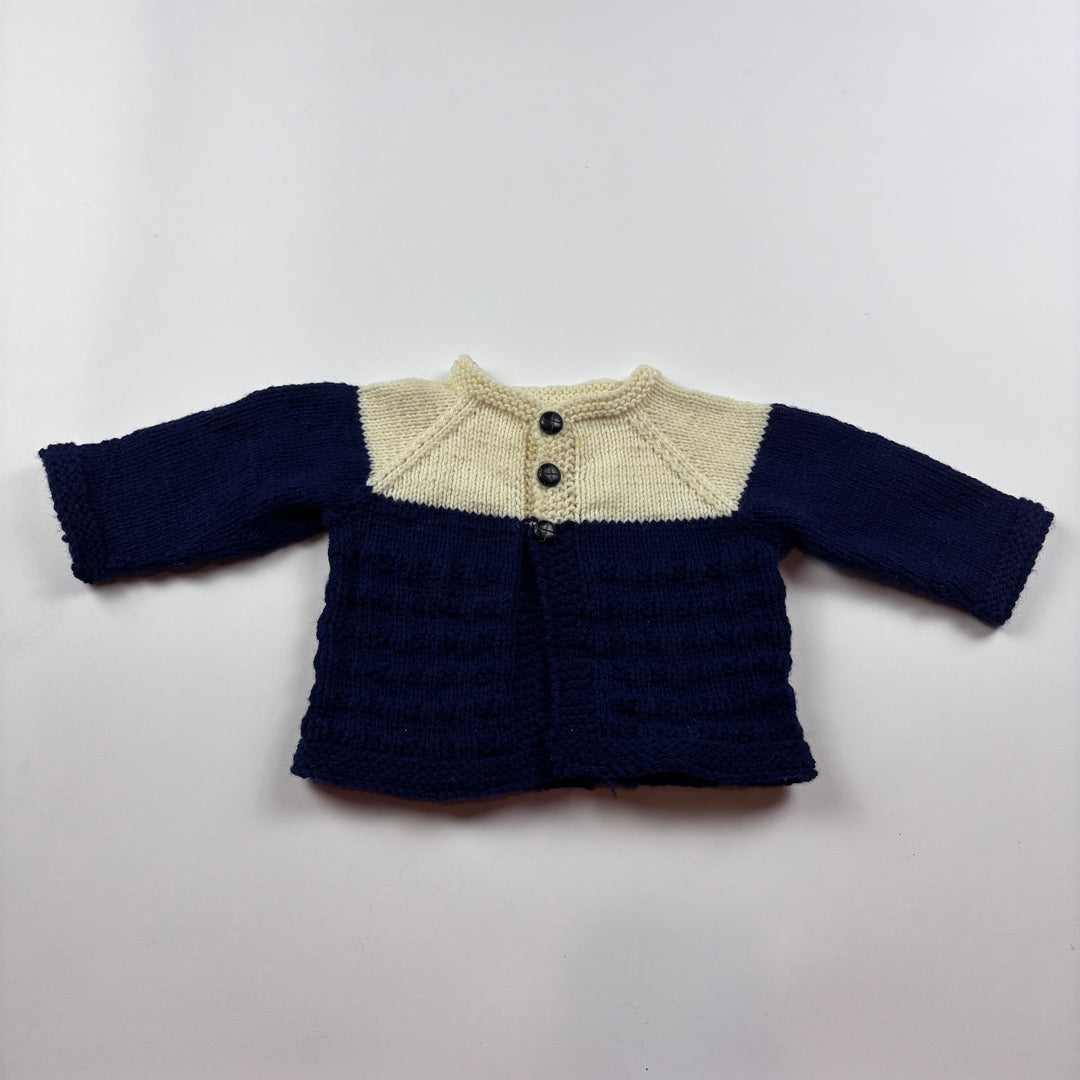 Hand Made Baby Cardigan - Size 3-6 Months