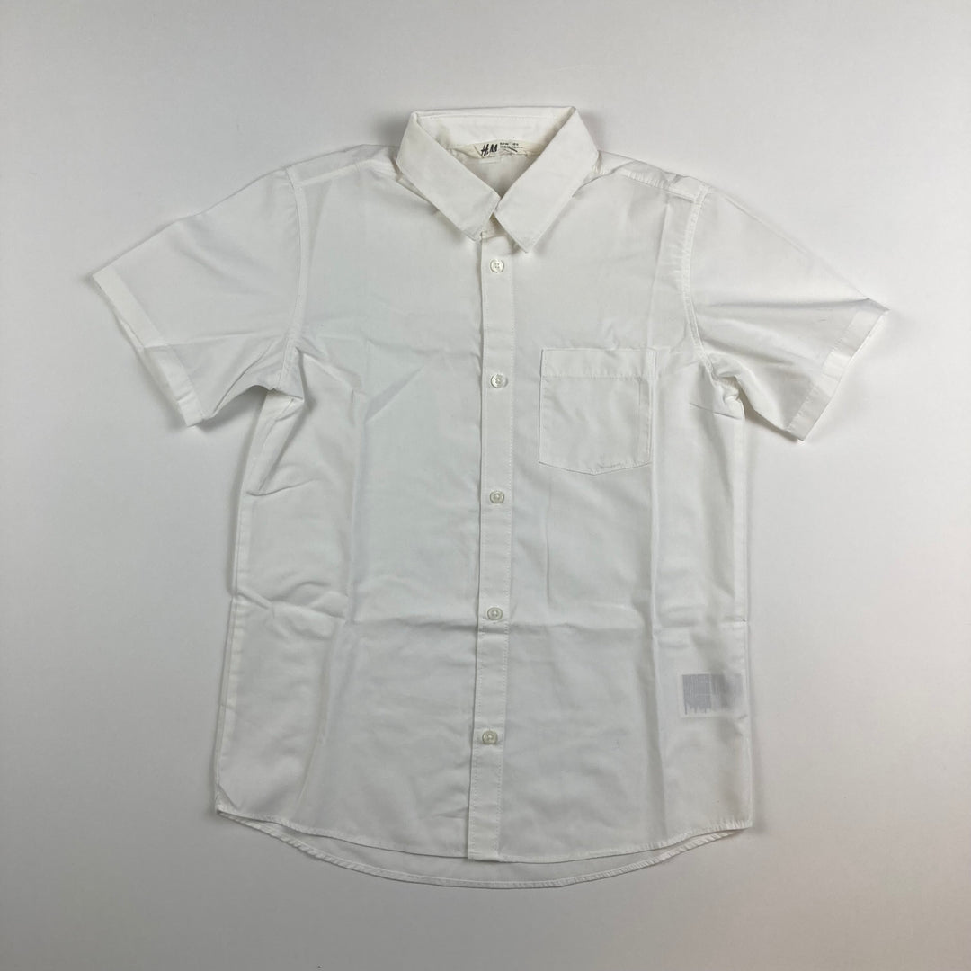 H&M Short Sleeve Button Up Shirt - Size 10-11 Youth