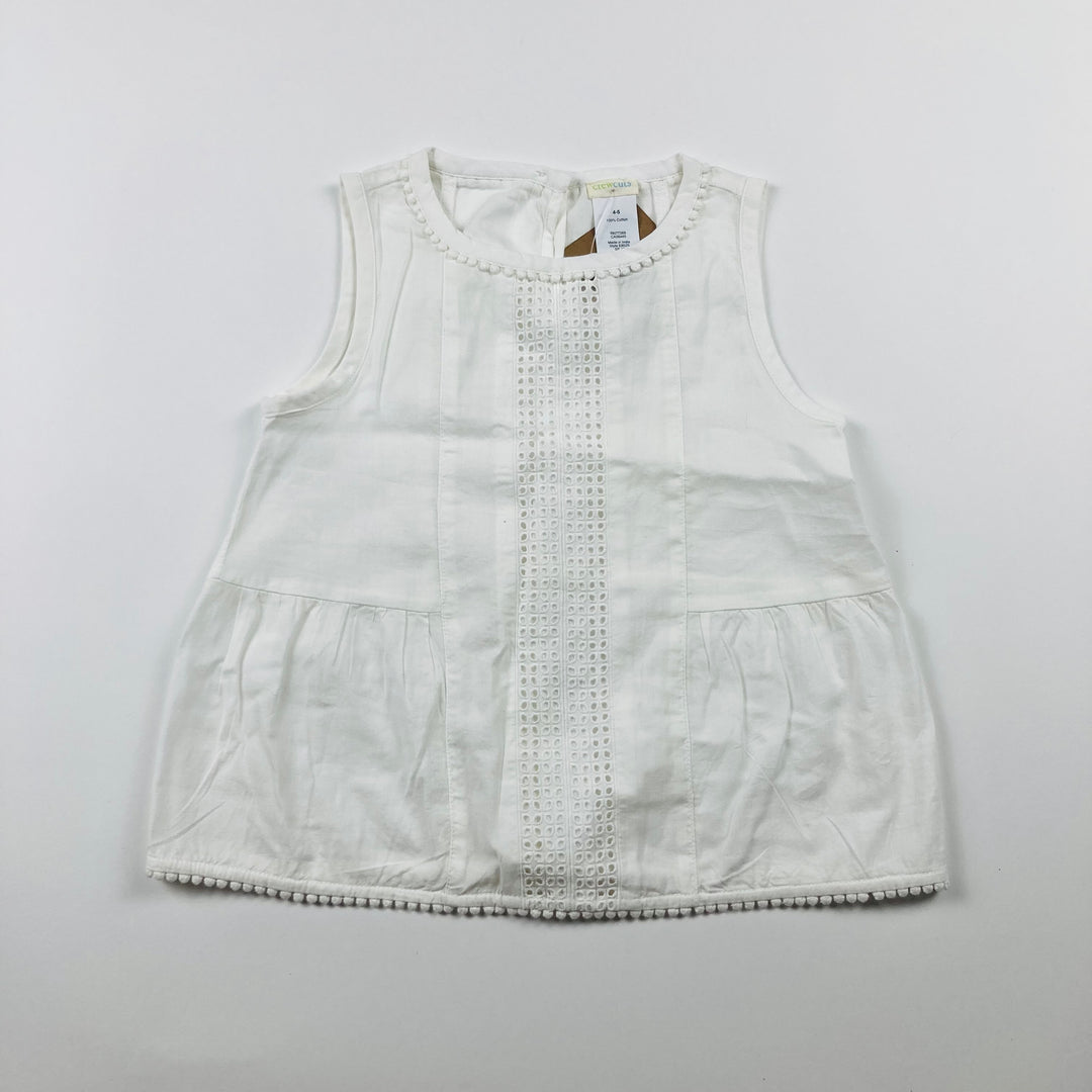 Crewcuts Sleeveless Top - Size 4-5 Years