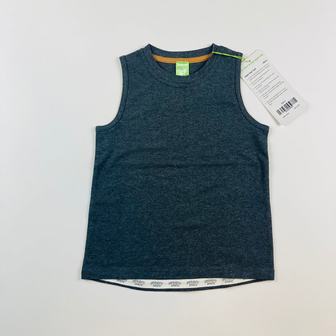 Peekaboo Beans "Happy Days" Tank Top - Size 4 Kids