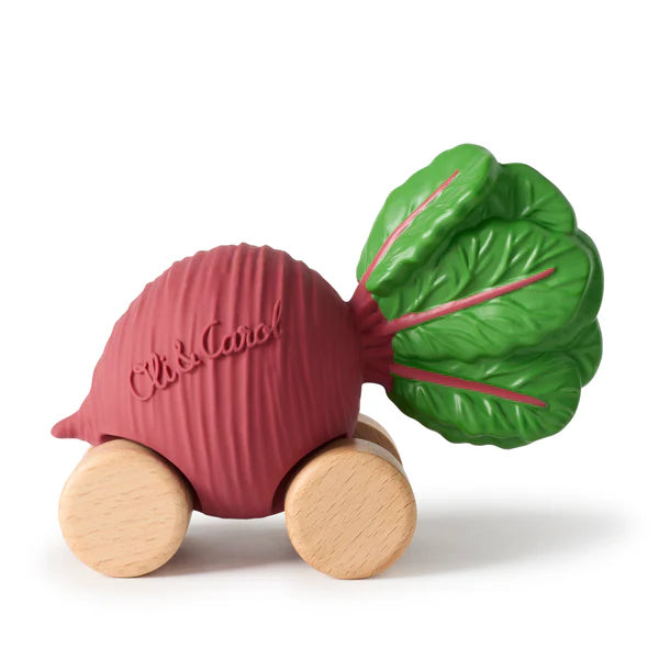 Oli & Carol - Betty the Beetroot Baby Toy Car