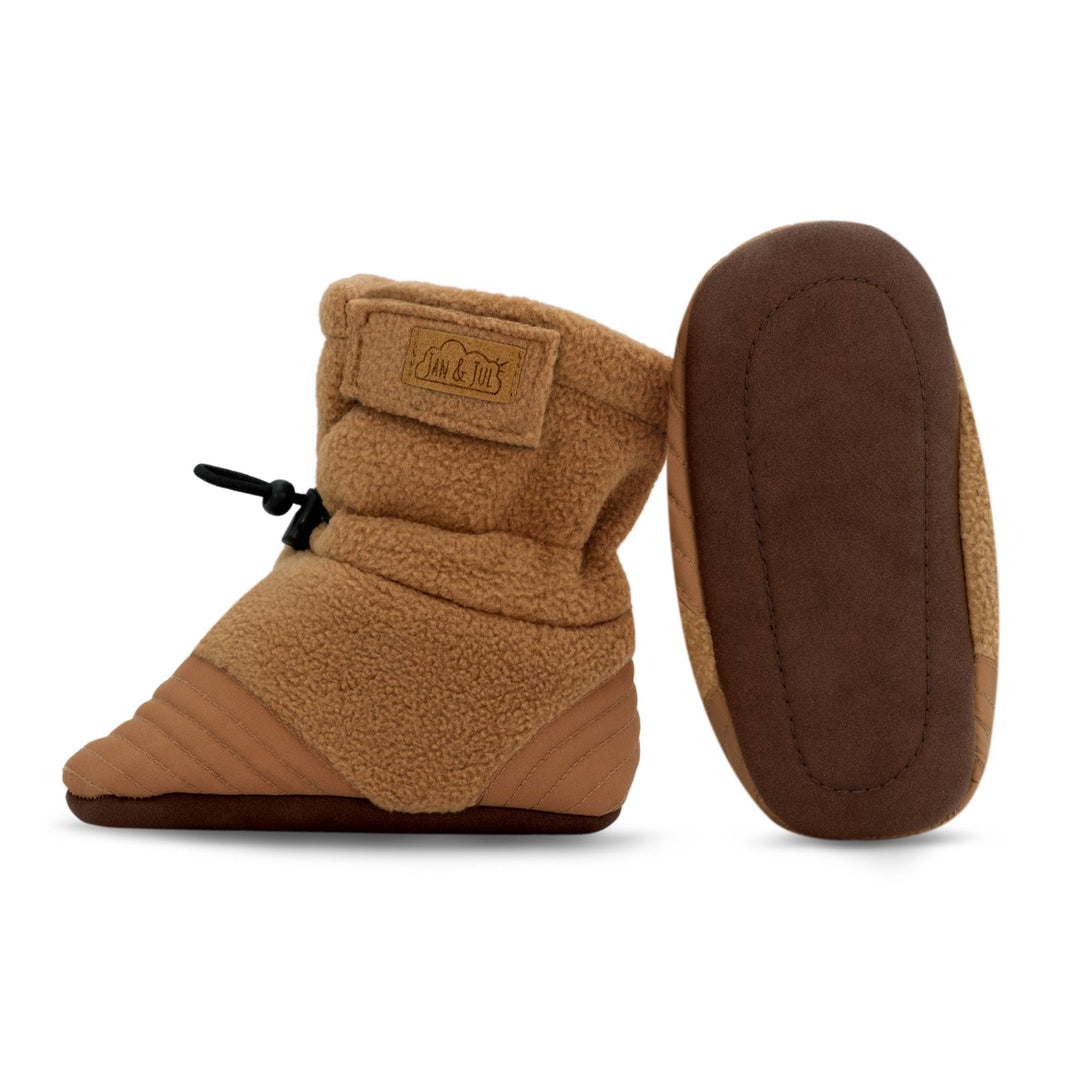 Jan & Jul - Adjustable Stay-Put Cozy Fleece Booties - Pitter Patter Boutique