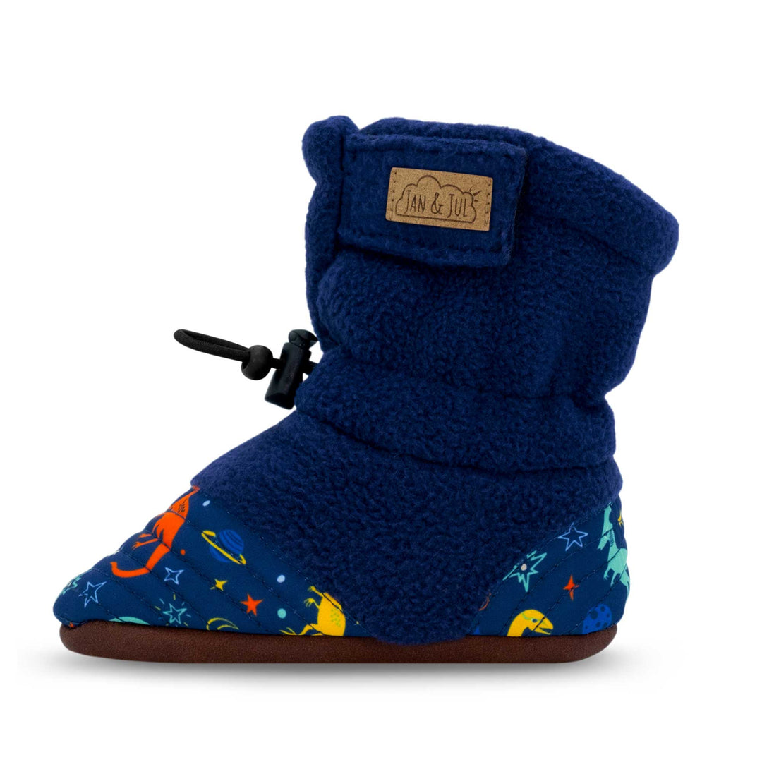 Jan & Jul - Adjustable Stay-Put Cozy Fleece Booties - Pitter Patter Boutique