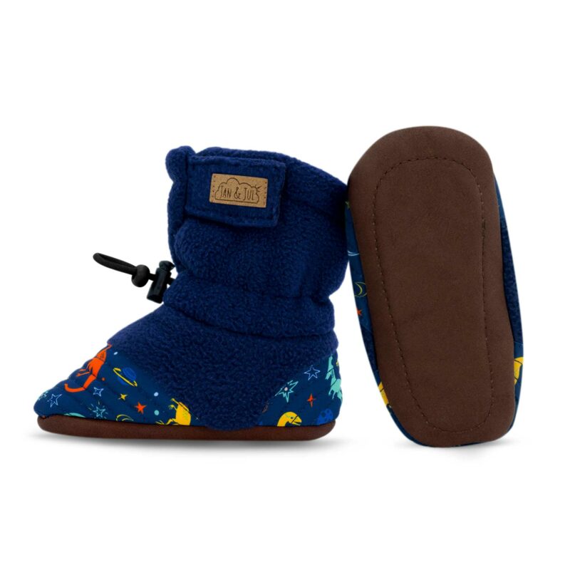 Jan & Jul - Adjustable Stay-Put Cozy Fleece Booties - Pitter Patter Boutique