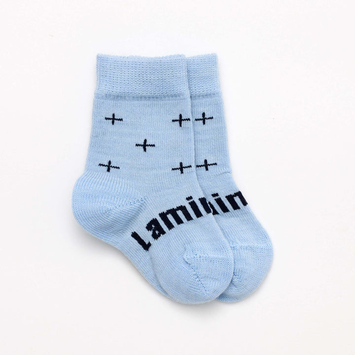 Lamington - Merino Wool Crew Cut Baby Socks