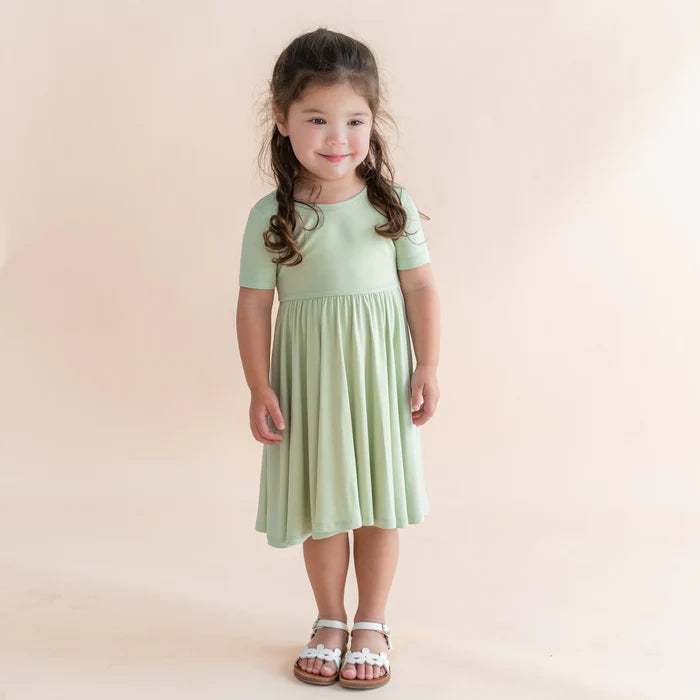 Kyte Baby - Short Sleeve Bamboo Twirl Dress (8 &amp; 10 Youth)