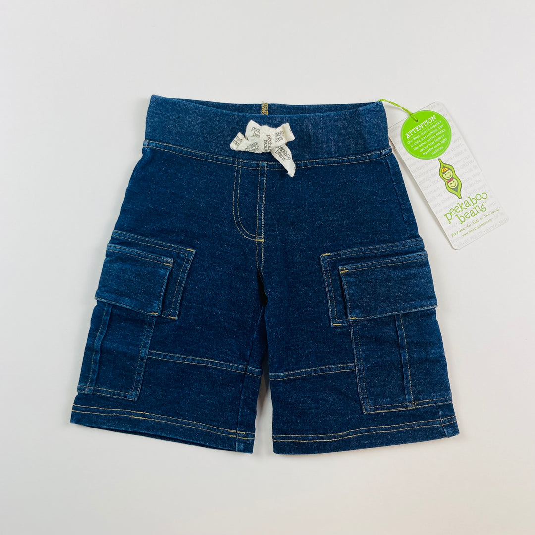 Peekaboo Beans Oh Boy Shorts - Size 2 Kids