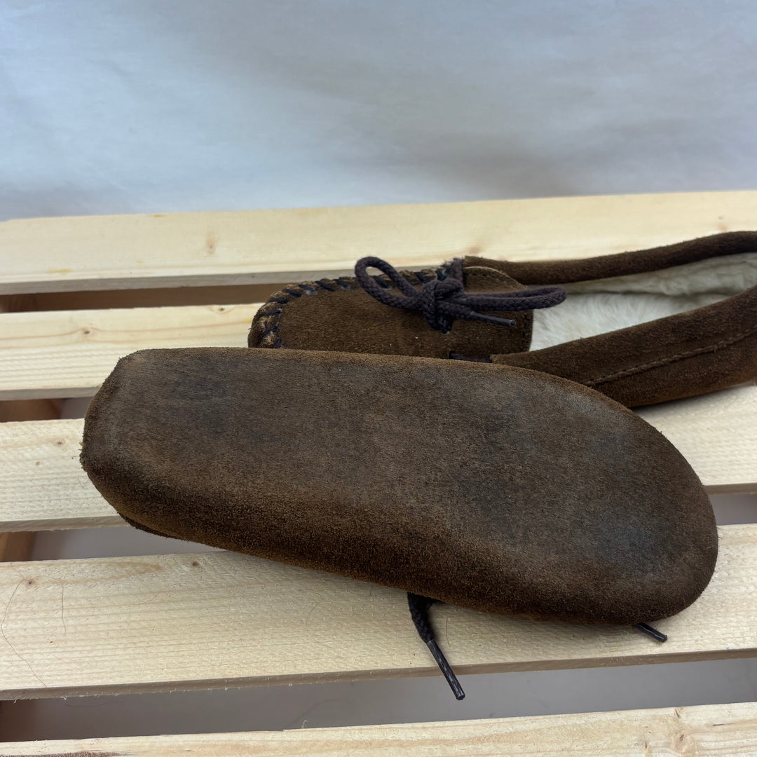 Kids Leather Moccasins - Size 12 Toddler
