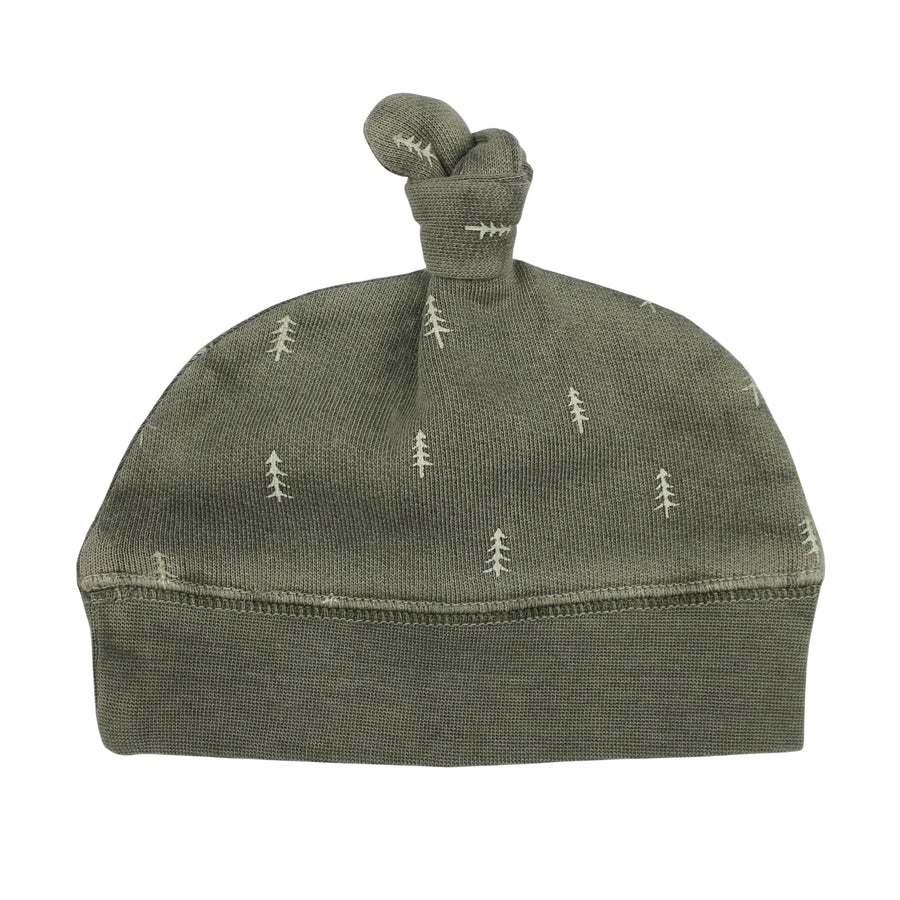 L'oved Baby - Organic Cozy Top-Knot Hat - Pitter Patter Boutique