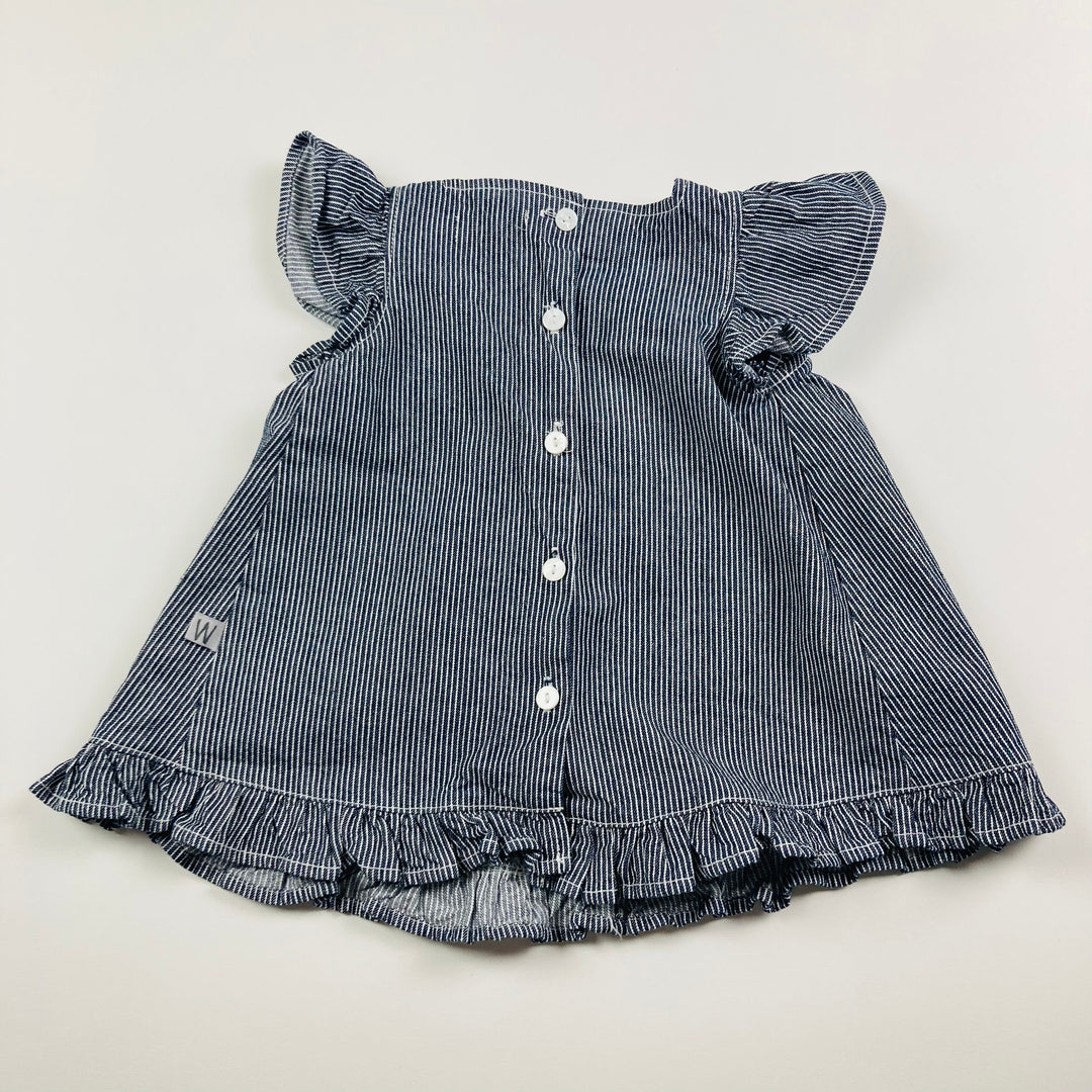 Wheat Dress - Size 3 Months - Pitter Patter Boutique