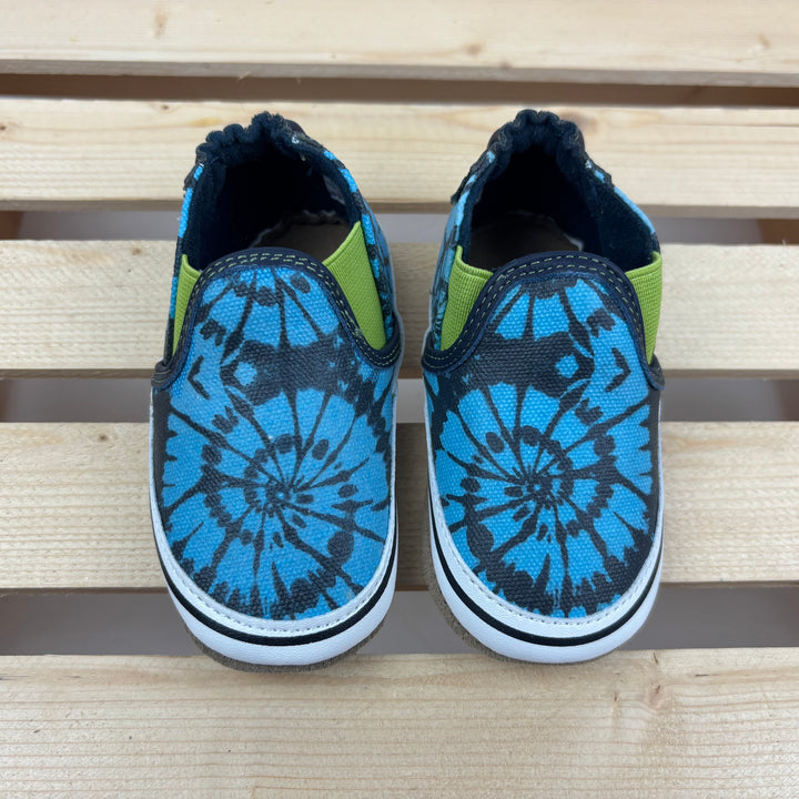 Robeez - "Liam Tie Dye" Soft Sole Leather Crib Shoes