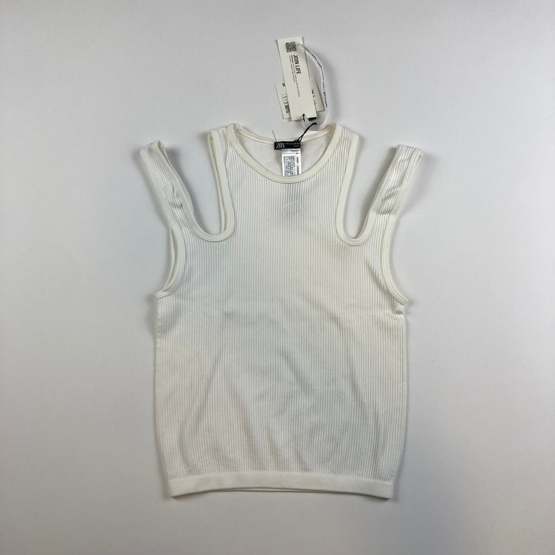 Zara Cold Shoulder Tank Top - Size Women's XS/S