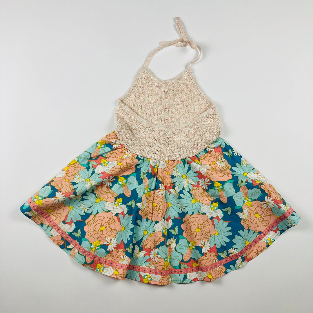 Wild Flowers Halter Top Tunic - Size 8Y - Pitter Patter Boutique