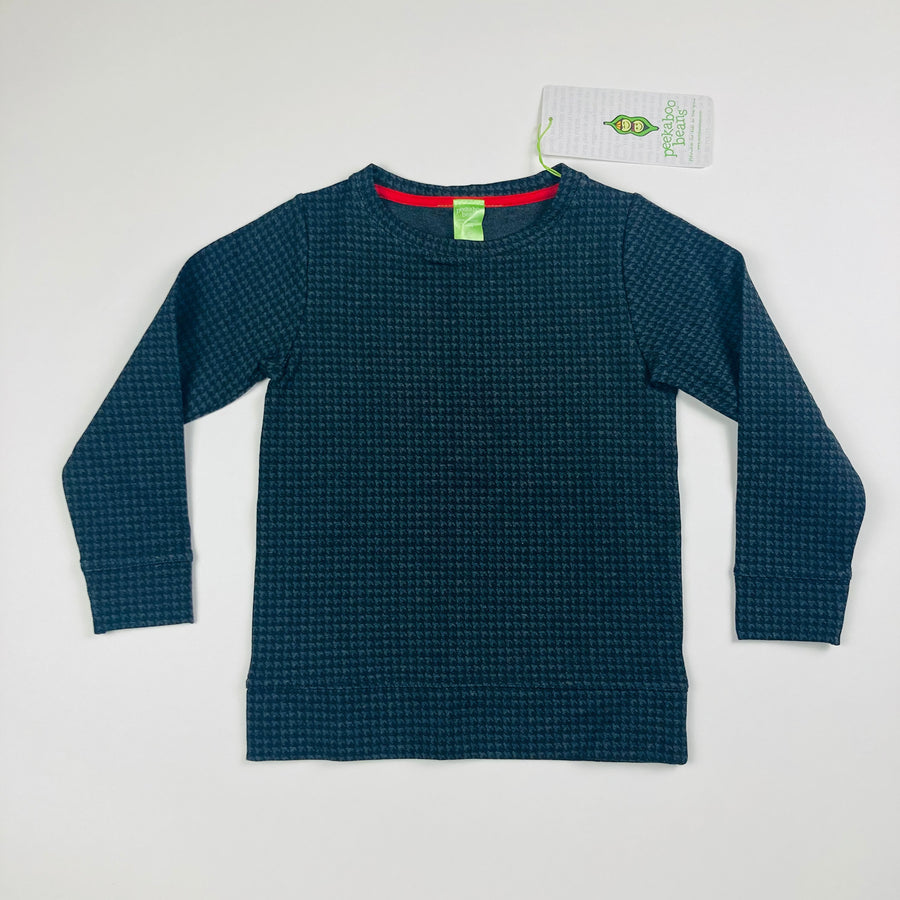 Peekaboo Beans "Dapper Dude" Pullover - Size 5 Kids - Pitter Patter Boutique