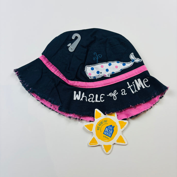 Little Blue House - Kids Reversible Bucket Sun Hat