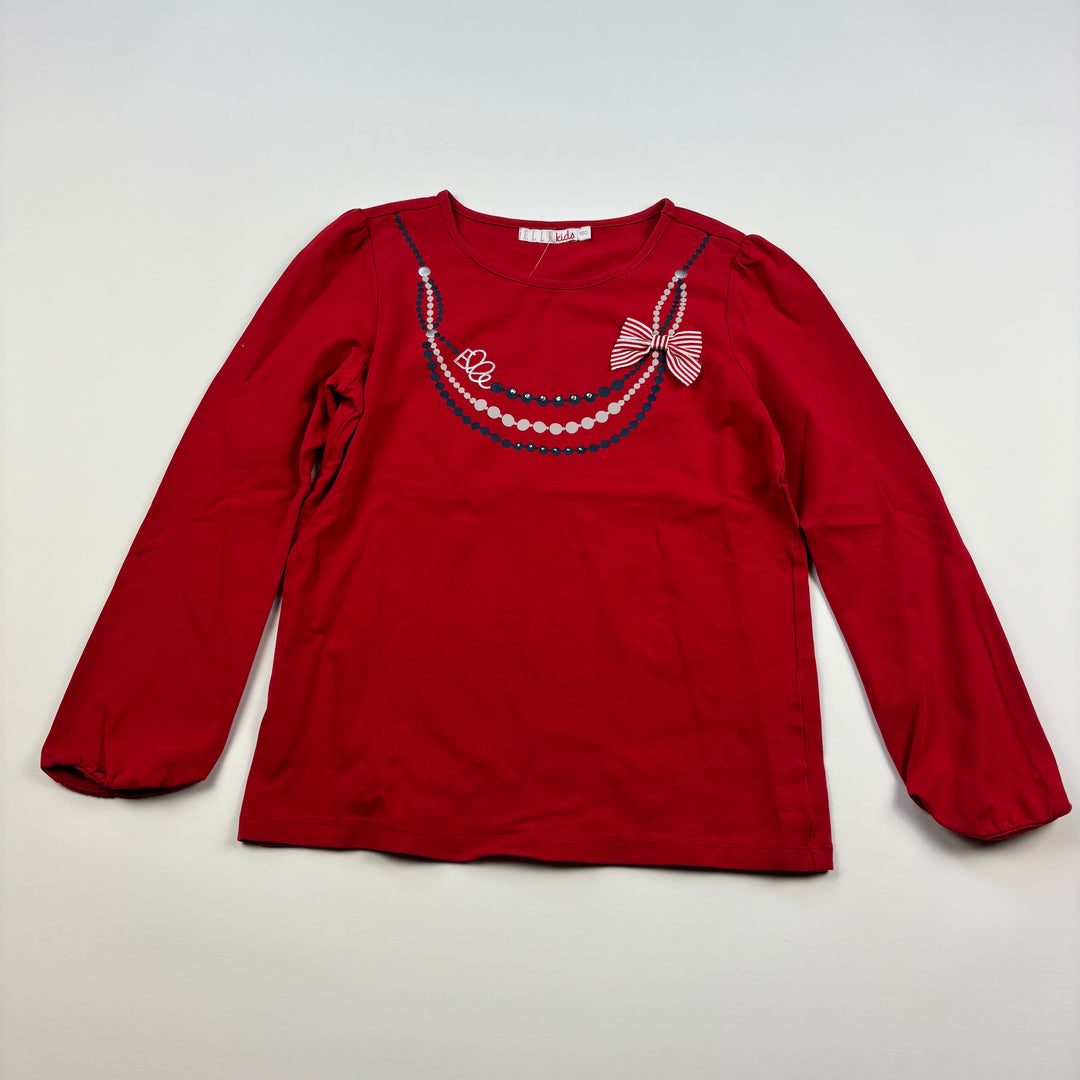 Elle Kids Long Sleeve Top - Size 10/12 Youth (150cm)