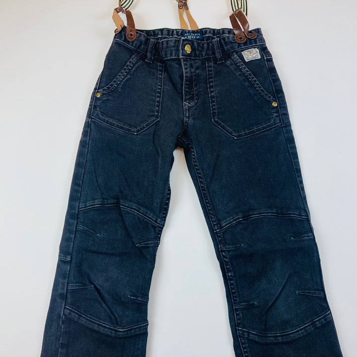 Mexx Jeans & Suspenders - Size 10 Youth