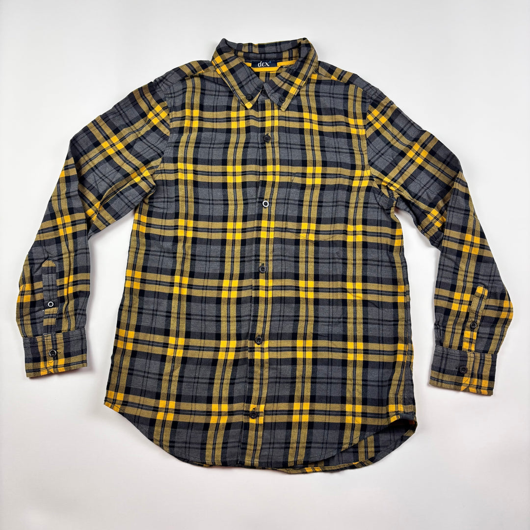 Dex Flannel Button Up Shirt - Size 12 Youth