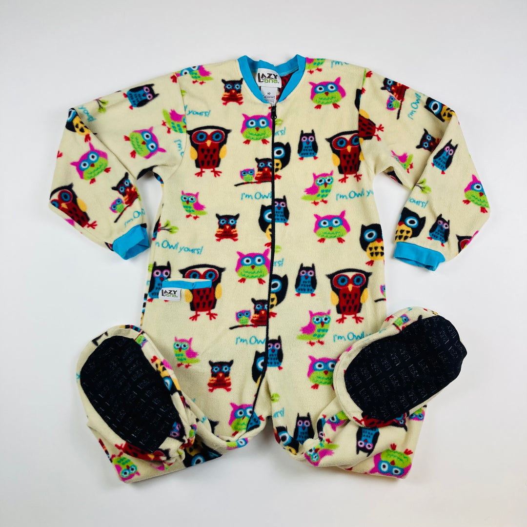 Lazy One One-Piece Fleece PJ's - Size 10 Youth