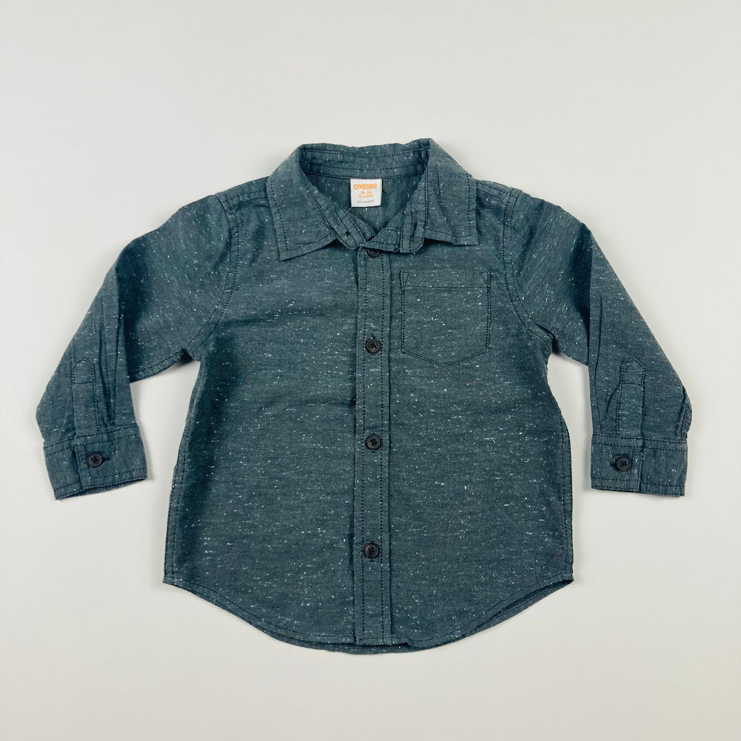 Gymboree Long Sleeve Dress Shirt - 18-24 Months - Pitter Patter Boutique