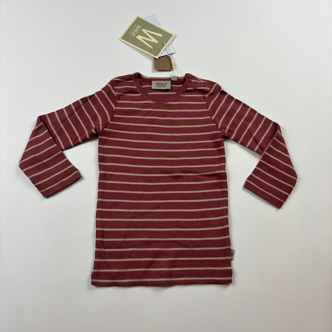 Wheat Organic Cotton Long Sleeve T-Shirt - Size 12 Months