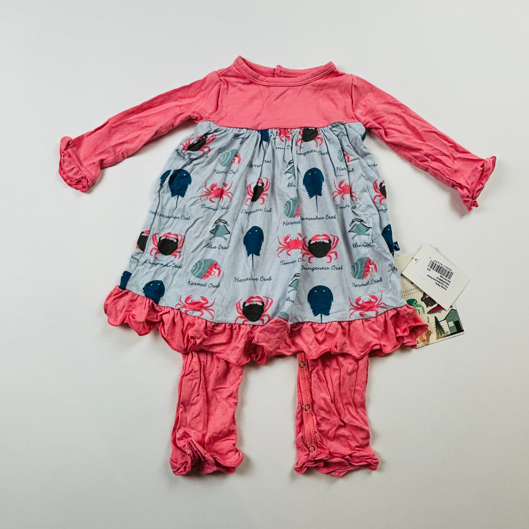 KicKee Pants Bamboo Romper/Dress - 3-6 Months