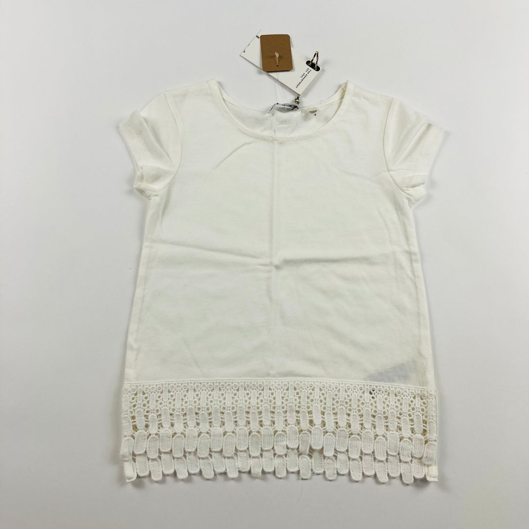 Dex White Top - Size 4 Kids