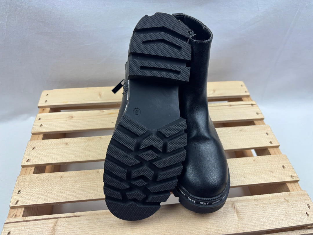 DKNY Gabby Bolten Ankle Boots - Size 3 Youth